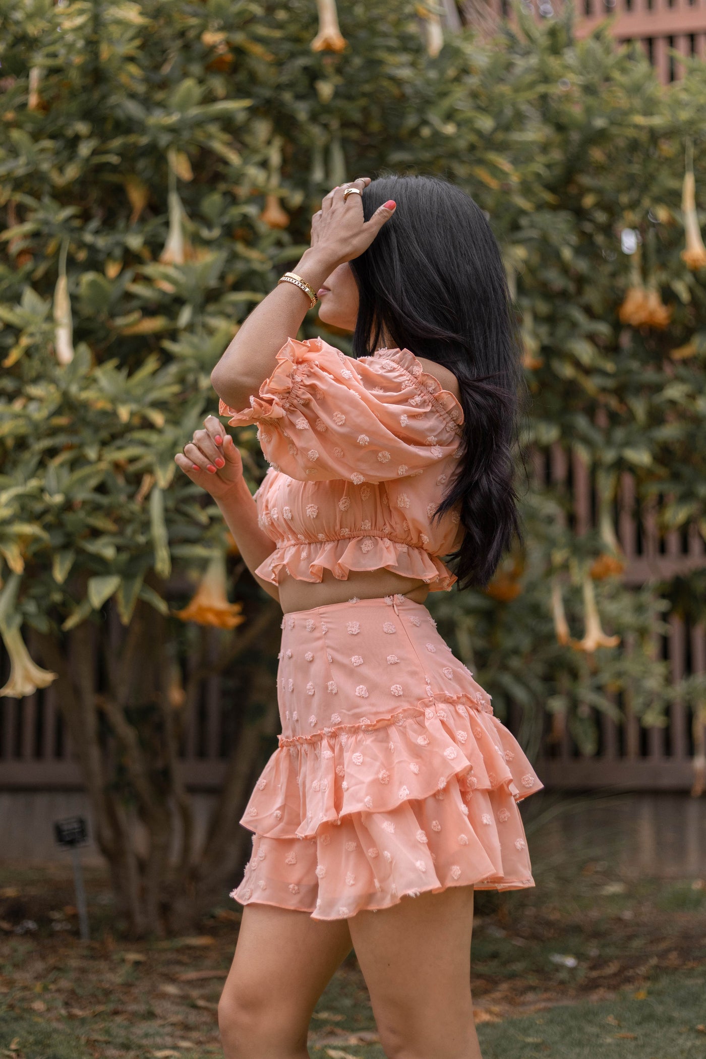 Until One Day Two-Piece Set in Peach